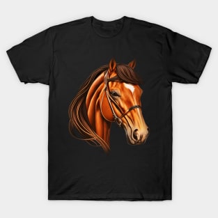 Equestrian Horse head Western T-Shirt